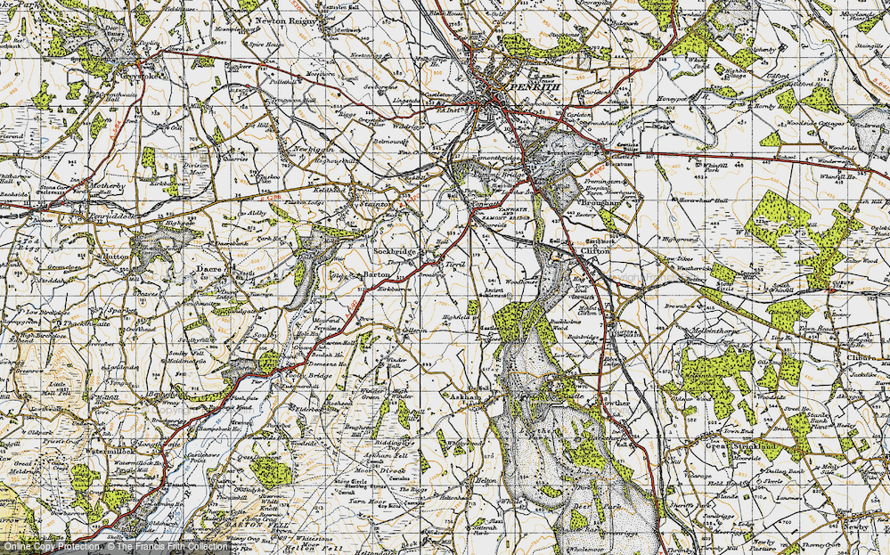 Old Map of Sockbridge, 1947 in 1947