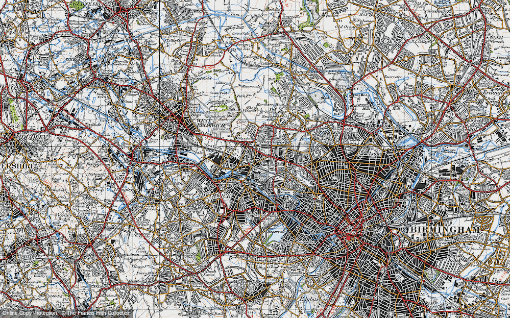 Old Map of Soho, 1946 in 1946