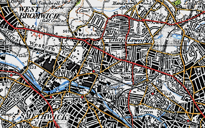 Old map of Soho in 1946