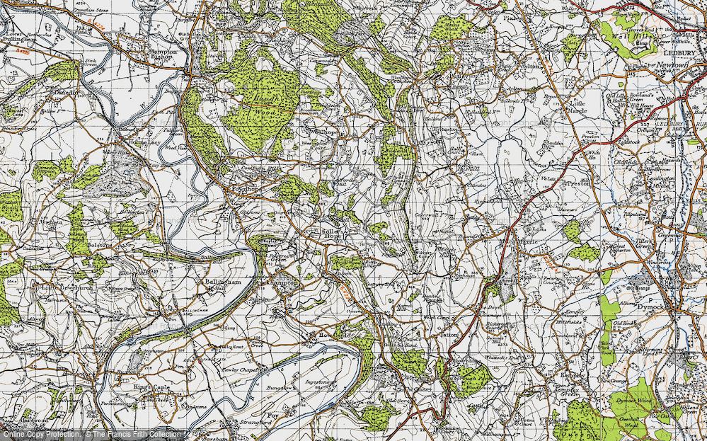 Old Map of Sollers Hope, 1947 in 1947