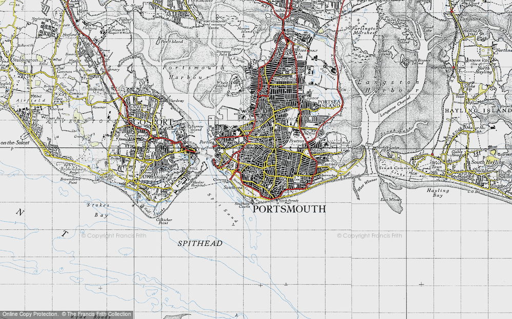 Old Map of Somers Town, 1945 in 1945