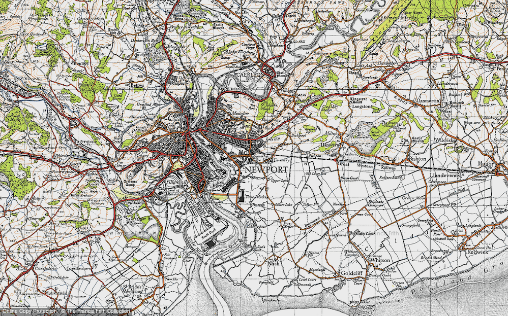 Old Map of Somerton, 1946 in 1946