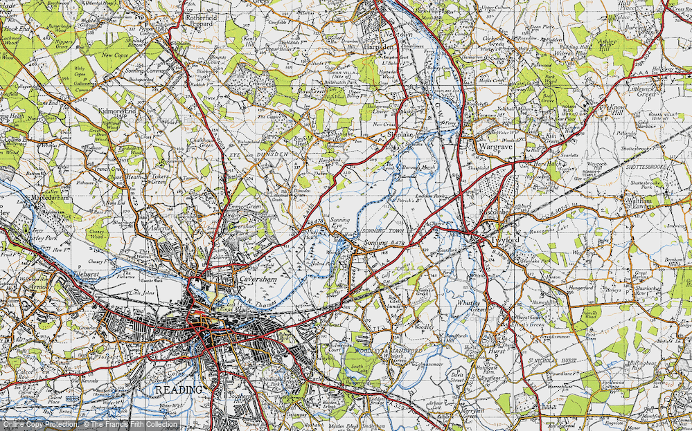 Old Map of Sonning Eye, 1947 in 1947
