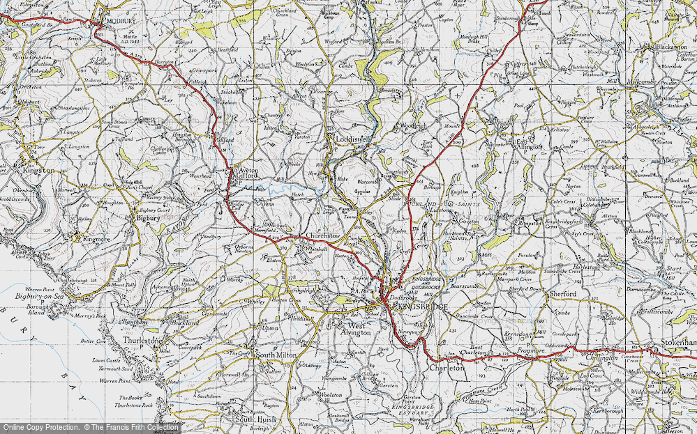 Old Map of Sorley, 1946 in 1946