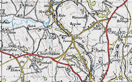 Old map of Sorley in 1946