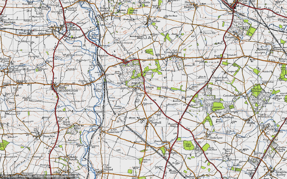 Old Map of Souldern, 1946 in 1946