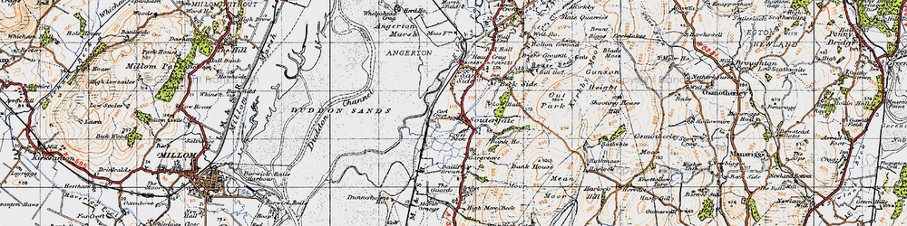 Old map of Soutergate in 1947