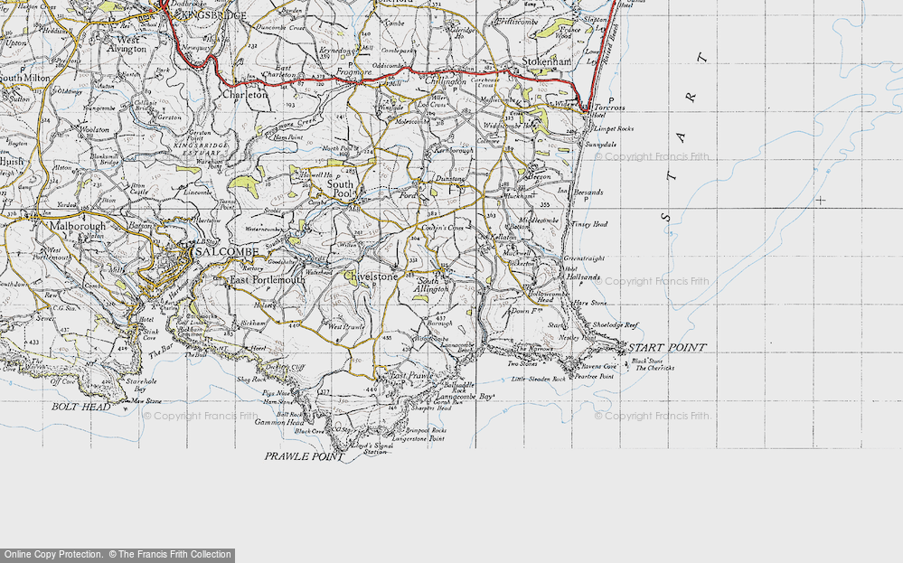 Old Map of South Allington, 1946 in 1946