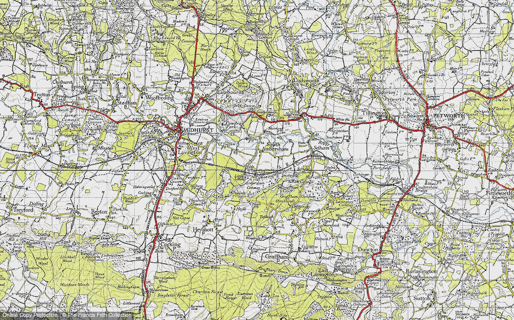 Old Map of South Ambersham, 1940 in 1940