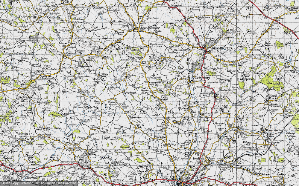 Old Map of South Bowood, 1945 in 1945