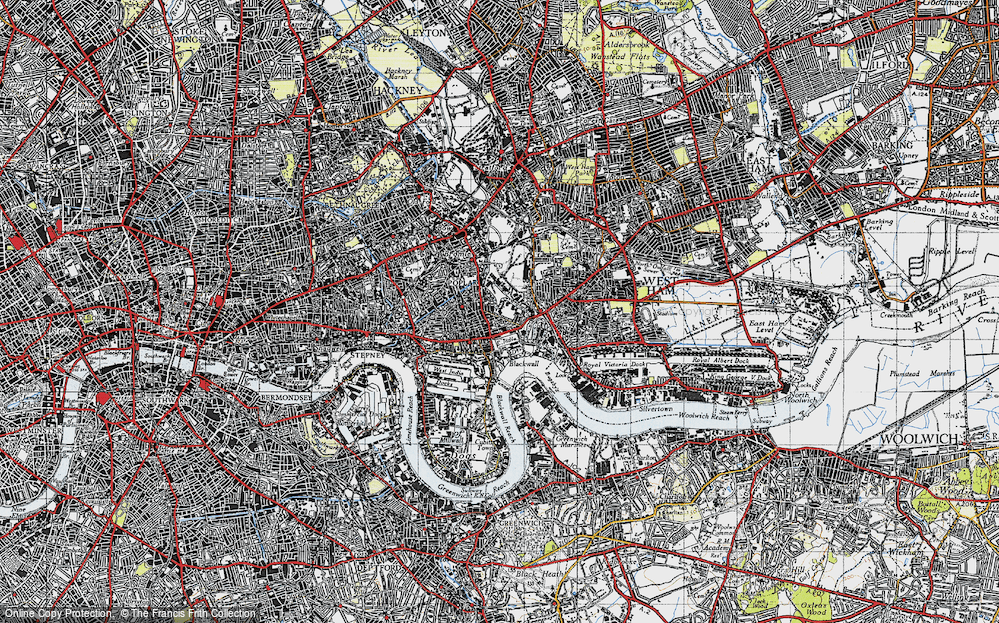 Old Map of South Bromley, 1946 in 1946