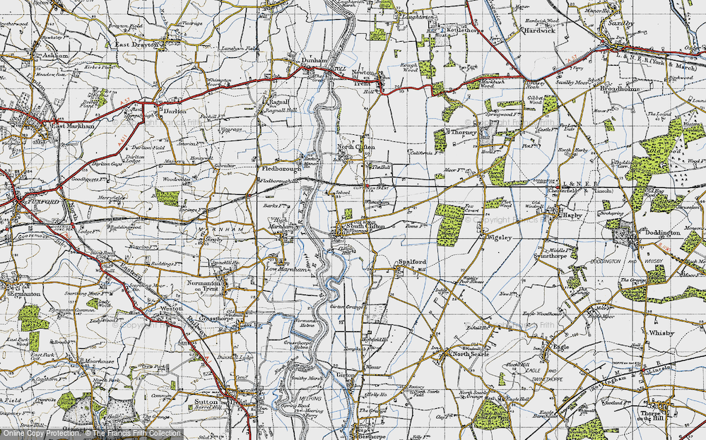 Old Map of South Clifton, 1947 in 1947