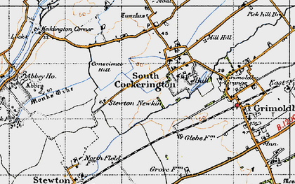 Old map of South Cockerington in 1946