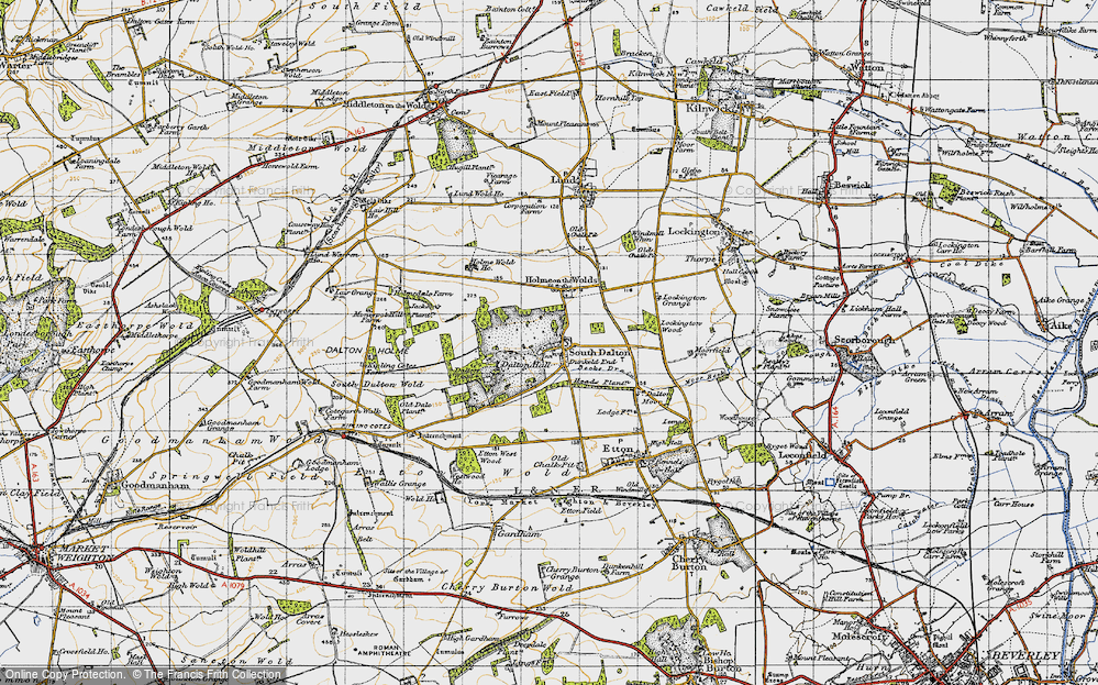 Old Map of South Dalton, 1947 in 1947