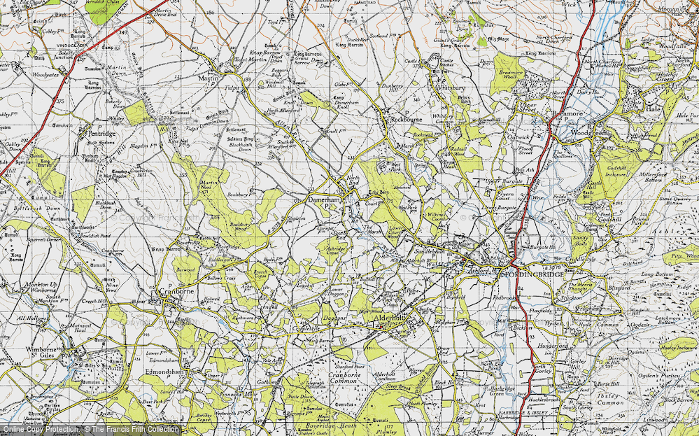 Old Map of South End, 1940 in 1940