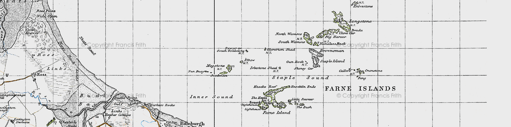 Old map of South Goldstone in 1947