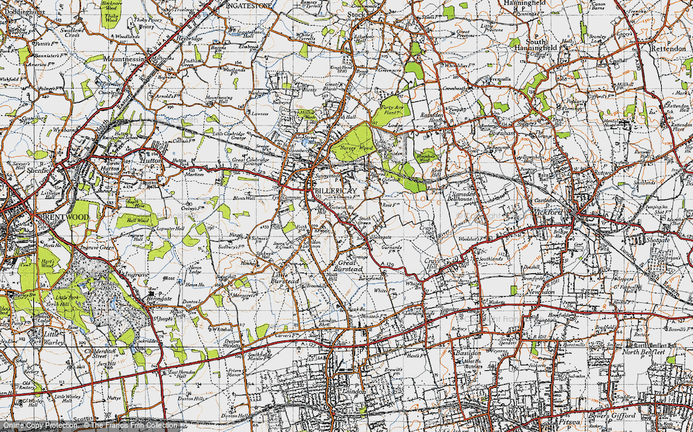 Old Map of South Green, 1946 in 1946