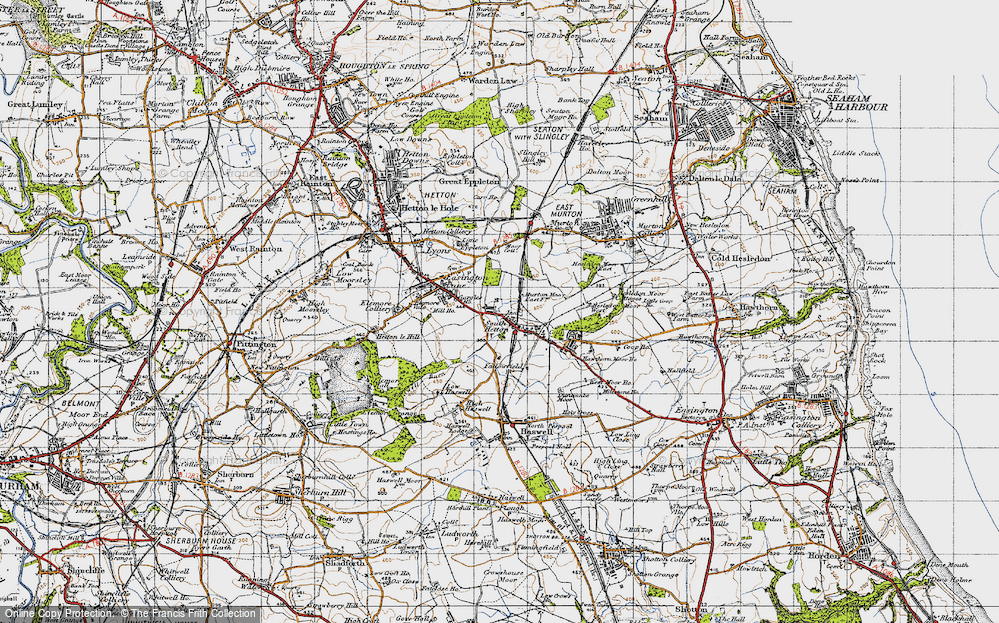 Old Map of South Hetton, 1947 in 1947