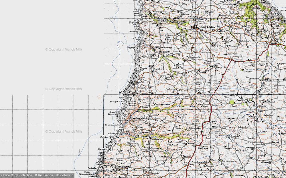 Old Map of South Hole, 1946 in 1946