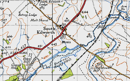 Old map of South Kilworth in 1946