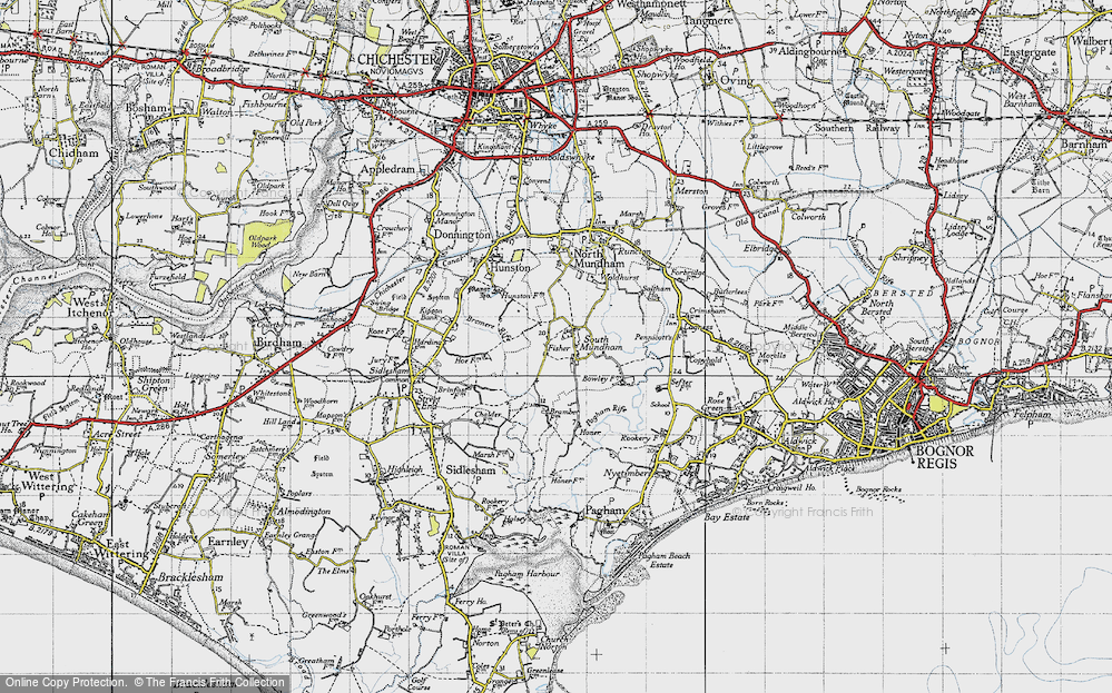 Old Map of South Mundham, 1945 in 1945