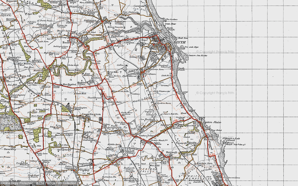 Old Map of South Newsham, 1947 in 1947