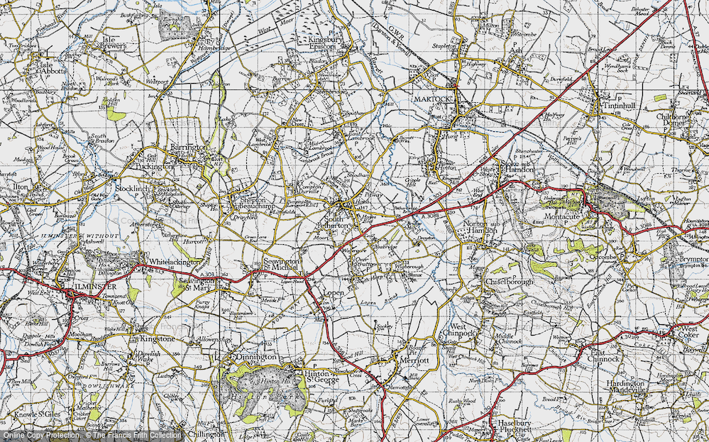 Old Map of South Petherton, 1945 in 1945