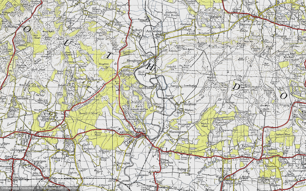 Old Map of South Stoke, 1940 in 1940