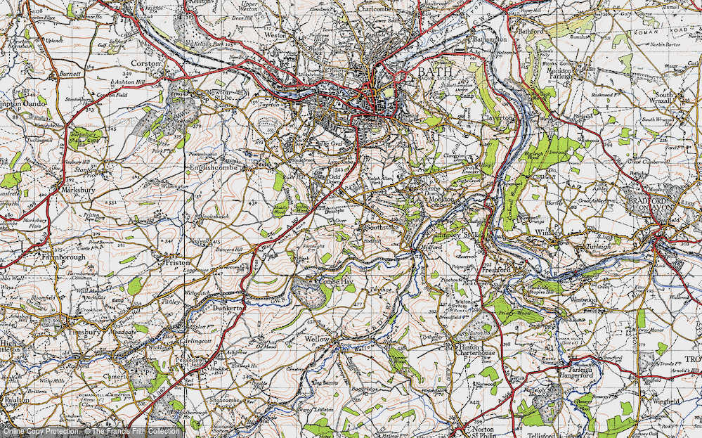 Old Map of South Stoke, 1946 in 1946