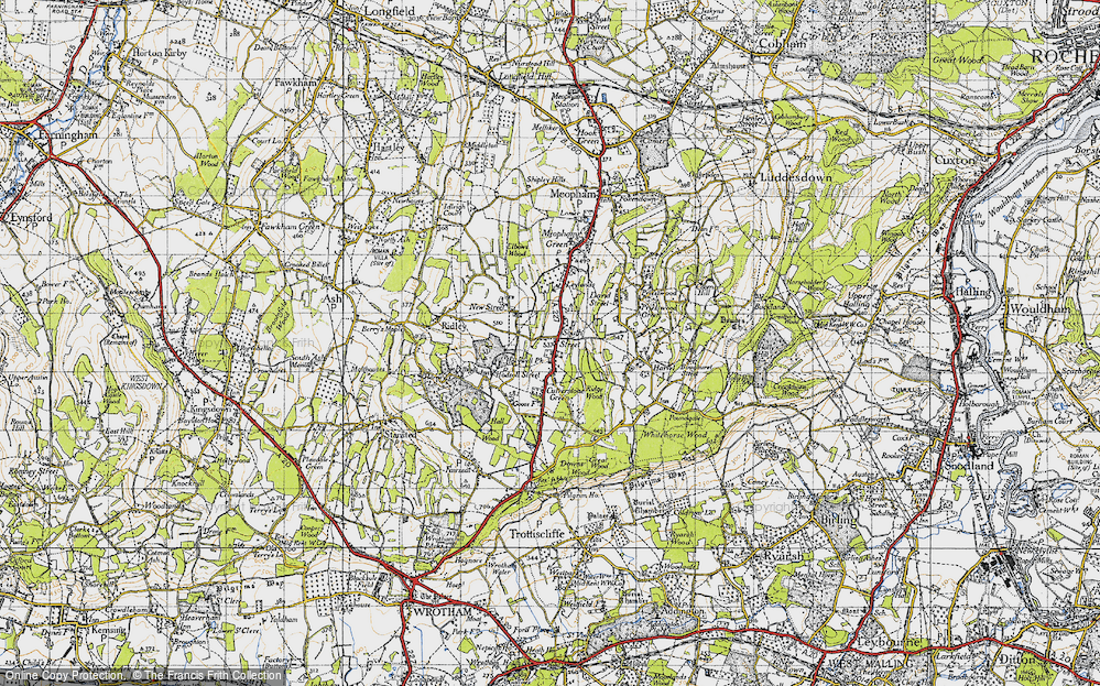 Old Map of South Street, 1946 in 1946