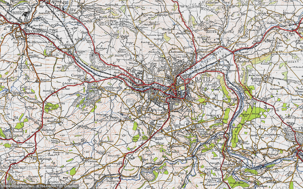 Old Map of South Twerton, 1946 in 1946