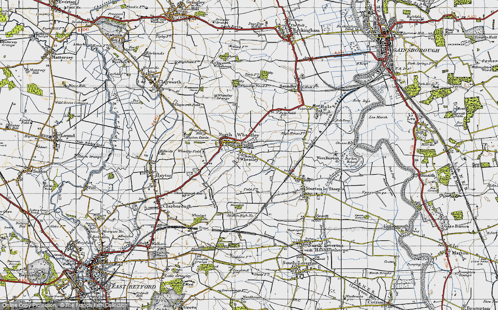 Old Map of South Wheatley, 1947 in 1947