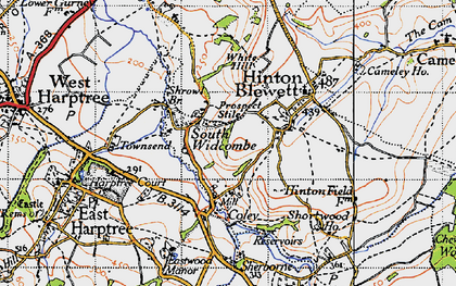 Old map of South Widcombe in 1946