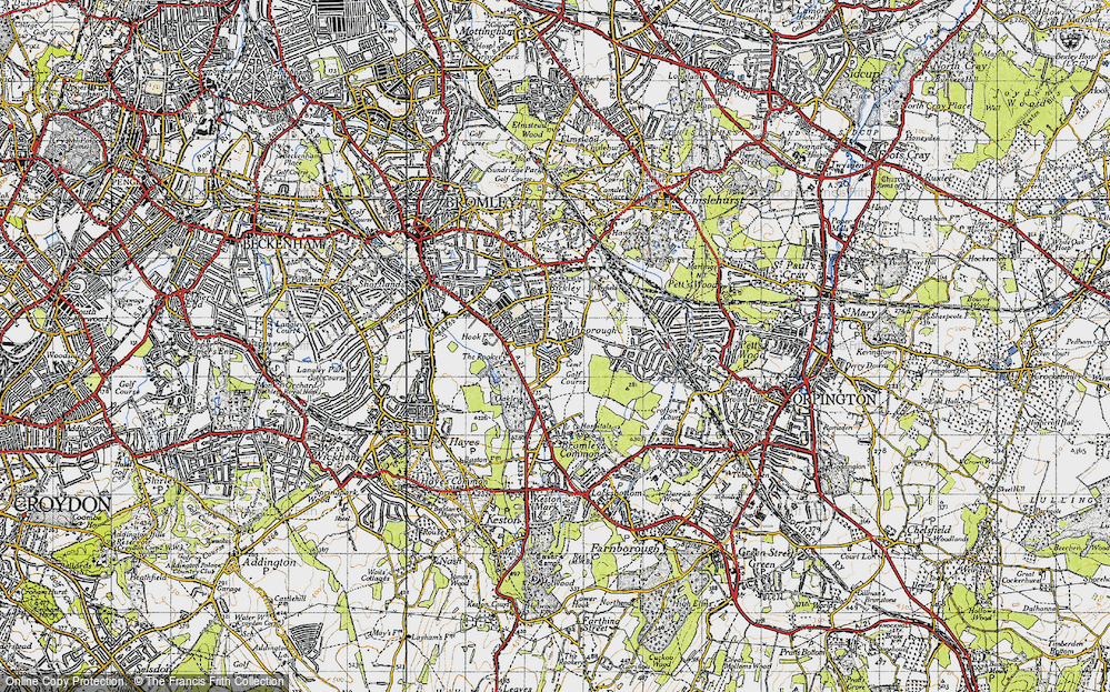 Old Map of Southborough, 1946 in 1946