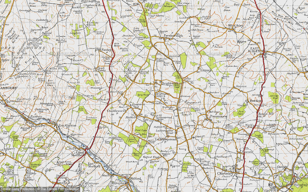 Old Map of Southend, 1947 in 1947