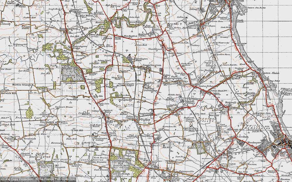 Old Map of Southfield, 1947 in 1947