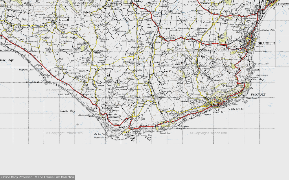 Old Map of Southford, 1945 in 1945