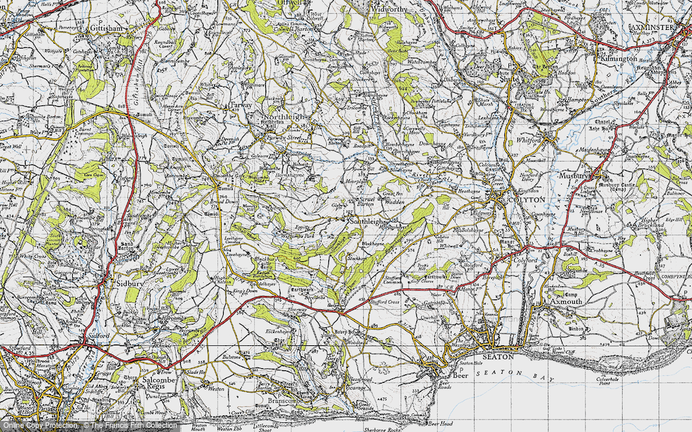 Old Map of Southleigh, 1946 in 1946