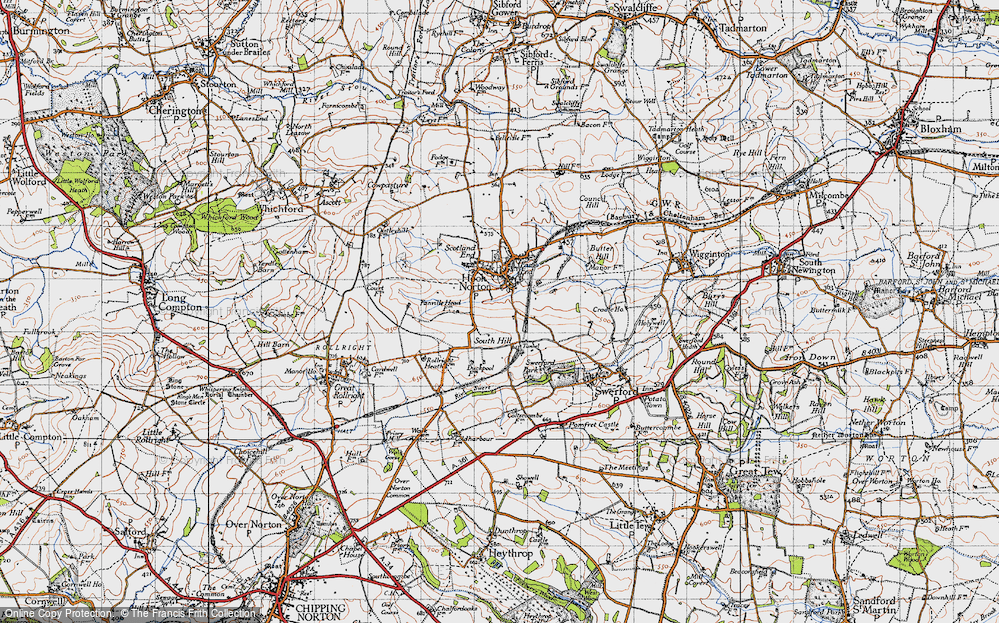 Old Map of Southrop, 1946 in 1946