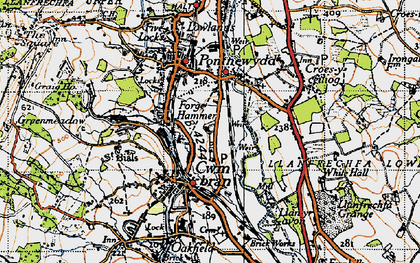 Old map of Southville in 1946