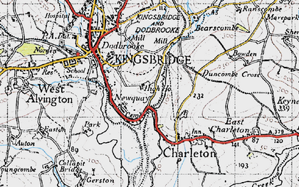 Old map of Southville in 1946