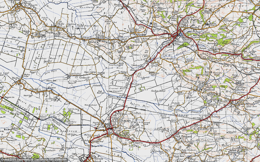 Old Map of Southway, 1946 in 1946