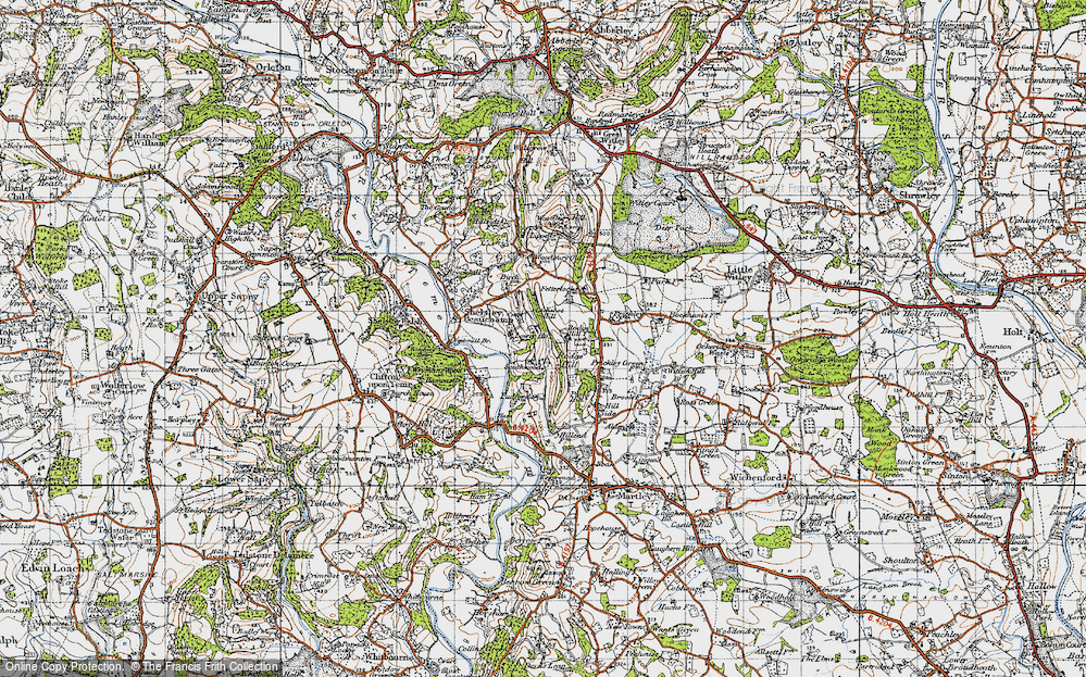 Old Map of Southwood, 1947 in 1947