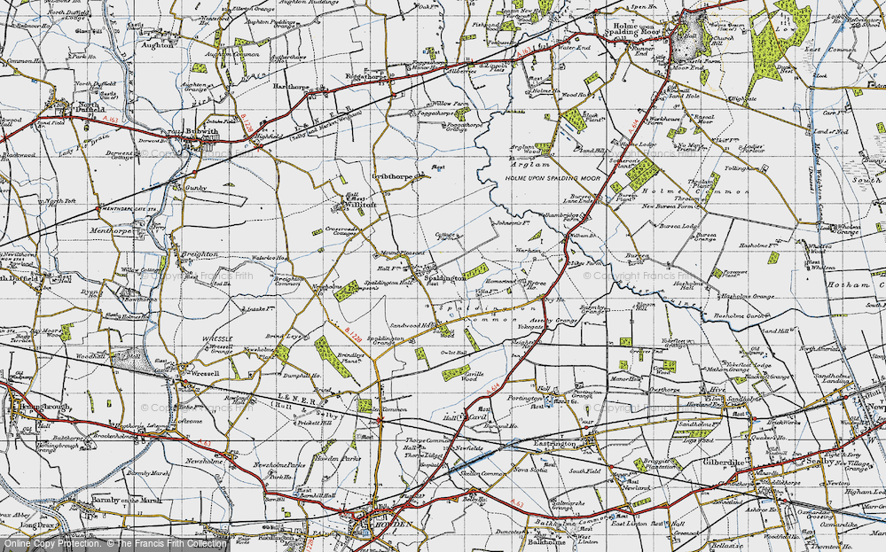 Old Map of Spaldington, 1947 in 1947