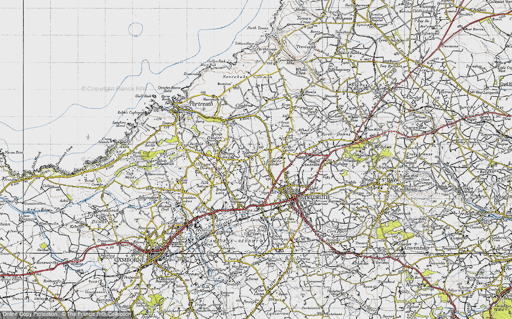 Old Map of Sparnon Gate, 1946 in 1946