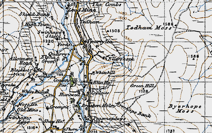 Old map of Spartylea in 1947
