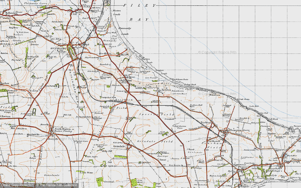 Old Map of Speeton, 1947 in 1947