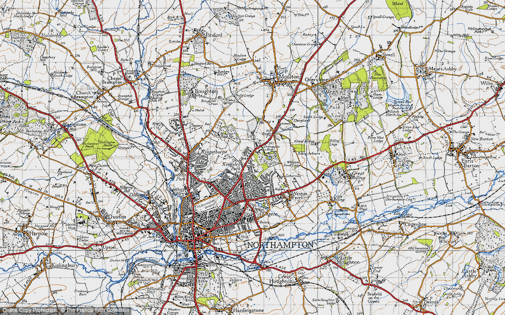 Old Map of Spinney Hill, 1946 in 1946