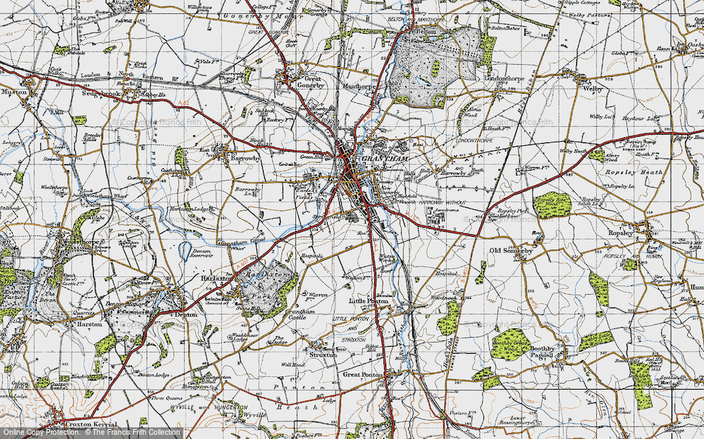 Old Map of Spittlegate, 1946 in 1946