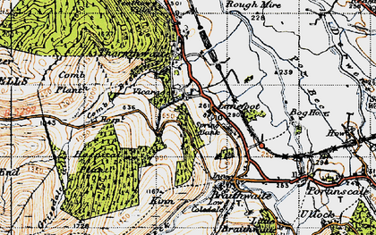 Old map of Spring Bank in 1947